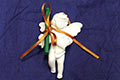 Парфюмированная керамика ангел с лентой-бантом