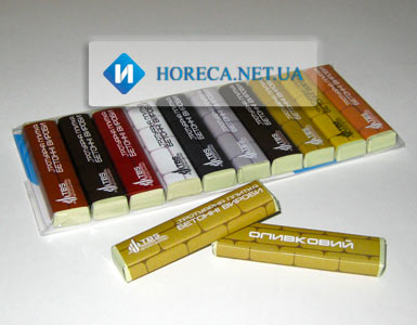 Рекламный шоколадный набор с логотипом Открытка на 10