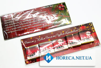 Рекламный шоколадный набор под заказ для VBA Trade Group