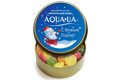 Рекламный набор конфет-драже монпансье с логотипом AquaUa (белый оракал)