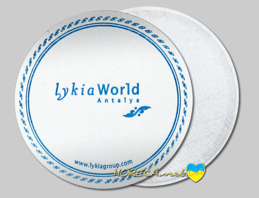 Изготовление подстаканников с логотипом отеля Lykia World Antalya